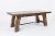 Cannon Valley Trestle Cocktail Table Perspective: top
