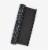 Oak and Reed Non-Slip  Yoga Mat, Black Mudcloth Perspective: top