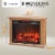 Lifesmart Square Fireplace Heater - Medium Oak Perspective: top