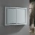 Fresca Spazio 48  Wide X 36  Tall Bathroom Medicine Cabinet W/ Led Lighting & Defogger Perspective: top