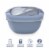 Bentgo Salad On-The-Go Food Container - Slate Perspective: top