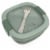 Bentgo Salad On-The-Go Food Container - Khaki Green Perspective: top