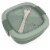 Bentgo Salad On-The-Go Food Container - Khaki Green Perspective: top