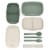Bentgo Classic On-The-Go Food Container - Khaki Green Perspective: top
