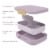 Bentgo® Modern Leak Proof Lunchbox - Orchid Perspective: top