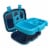 Bentgo Kids Prints Food Storage Container - Speckle Blue Perspective: top