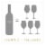 Joel Gott Rosé Central Coast California Pink Wine Perspective: top