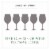 Joel Gott Barrel Aged Chardonnay White Wine Bottle Perspective: top