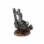 Wild West Wine Cowboy Six-Shooters Tabletop Wine Bottle Holder Perspective: top