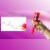 Dizzy Gels: Battery Operated Fun Vibrating Gel Pens - Pink Perspective: top