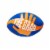The Grab by Swerve Ball -Super Grip Football Perspective: top