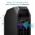 Eureka 3-in-1 Air Purifier - True HEPA, Ultraviolet - Black Perspective: top