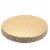 12-Pack Round Cake Boards, Cardboard Scalloped Cake Circle Bases, 10 Inches Diameter, Gold Perspective: top