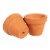 10 Pack Terra Cotta Pots with Drainage Holes for Indoor and Outdoor Plant, 1.5 inches Perspective: top