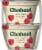 Chobani® Non-Fat Raspberry on the Bottom Greek Yogurt Perspective: top