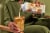 Chobani® Plant-Based Caramel Macchiato Coffee Creamer Perspective: top