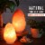 Himalayan Glow Pink Salt lamp With Neem Wooden Base, (ETL Certified) Dimmer Switch, 4-7 LBS  Perspective: top