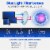 Readerest Charcoal Blue Light Blocking Glasses - Anti-Glare, UV, Eye Strain Protection Perspective: top