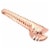 9" Rose Gold Stainless Steel Salad Tongs Metal Server Tongs Pasta BBQ Appetizers Perspective: top