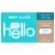 hello Antiplaque Whitening Fluoride Free Toothpaste Double Pack in Natural Peppermint Perspective: top