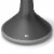VS America Hokki Stool Flexible Ergonomic Seating - 15" Black Perspective: top