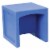 Kaplan Early Learning Cube Chair - Dark Blue Perspective: top