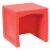 Kaplan Early Learning Cube Chair - Red Perspective: top