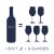 Complicated Pinot Noir California Red Wine 750 ml Perspective: top