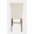 Carlyle Crossing Distressed Pine Upholstered Stool (Set Of 2) Perspective: top