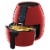 GoWISE USA 5-Quart Air Fryer with 8 Cook Presets, Red Perspective: top