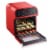GoWISE USA Deluxe 12.7-Quarts 15-in-1 Electric Air Fryer Oven, Red Perspective: top