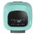 GoWISE USA 11.6-Quart Air Fryer Toaster Oven, Vibe, Mint/Silver Perspective: top