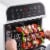 GoWISE USA Deluxe 12.7-Quarts 15-in-1 Electric Air Fryer Oven, White Perspective: top