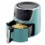 GoWISE USA 7-Quart Electric Air Fryer with Dehydrator, Mint/Silver Perspective: top