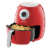 GoWISE USA 3.7-Quart Digital Air Fryer, Red Perspective: top