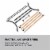 KLAR FIT Barre Anna Marie Portable Freestanding Lightweight Double Ballet Bar Perspective: top
