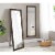 Martin Svensson Home Farmhouse Full Length Floor Mirror with Stand Antique Black Perspective: top