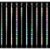 Alpine Multi 540-Bulb Chasing LED 10-Icicle Light Set COR230MC-10 Perspective: top