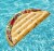 H2OGO!™ Tasty Taco Pool Lounge Float Perspective: top