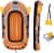 Bestway Kondor 2000 77 x 45 Inch Inflatable Raft Boat Set with Oars and Pump Perspective: top
