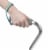Drive Medical Bling Cane Strap, Teal Perspective: top