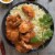 Cafe Spice® Chicken Tikka Masala with Basmati Saffron Rice Meal Perspective: top