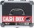 Vaultz® Locking Cash Box - Black/Silver Perspective: top