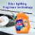 Ajax Ultra Triple Action Orange Scent Liquid Dish Soap Perspective: top