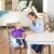 Bumbo B11091A1 Baby/Toddler Adjustable Height 3-in-1 Non-Slip Multi Seat, Aqua Perspective: top