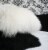 Casa Mia 100% Mongolian Sheep Fur Throw Pillow Perspective: top