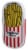 Inkology® Assorment Junk Food Pencil Pouch Perspective: top