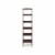 Furniture of America Jameson Contemporary Wood 5-Tier Bookshelf in Espresso Perspective: top