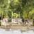 Noble House Hampton 4 Piece Outdoor Wicker Conversation Set in Gray Perspective: top