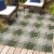 Sabine Traditional Farmhouse Bold Gingham Indoor/Outdoor Area Rug Perspective: top